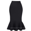 Kate Kasin Occident Women Fashion Office Lady Causal Mermaid Hips-Wrapped Pencil Jupe KK000241-1